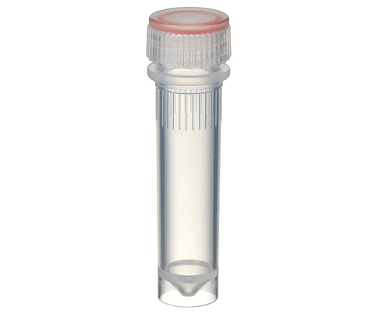 スクリューキャップチューブ 2.0mL 自立型 クリア 1箱（500本入）　1392-200-SS-C 1箱(500本入)