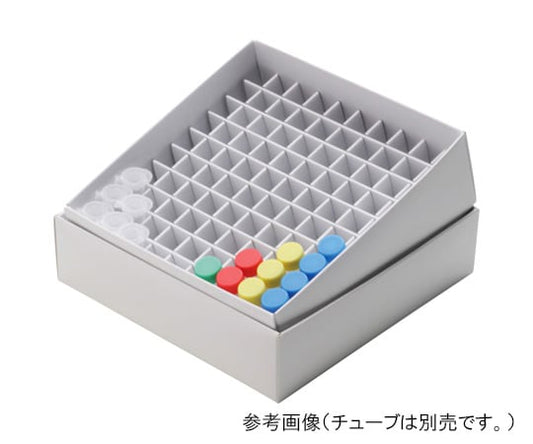 ホワイトペーパーフリーズボックス100 1.5/2.0mlチューブ用 1箱（12個入）　457-1500 1箱(12個入)