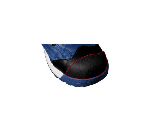 JSAA Class A certified sneakers with toe guard and wide resin toe cap MPN-905 26.0cm Black MPN-905-BK-26.0 1 pair