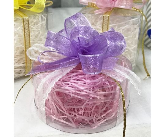 HEIKO 箱 クリスタルボックス スタンダードタイプ 円柱型 円柱小(浅) 10個　006854100 1パック(10個入)