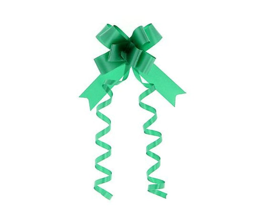 HEIKO Ribbon Bow 15mm wide x 35cm emerald 1 box (50 pieces) 001410022 1 box (50 pieces)