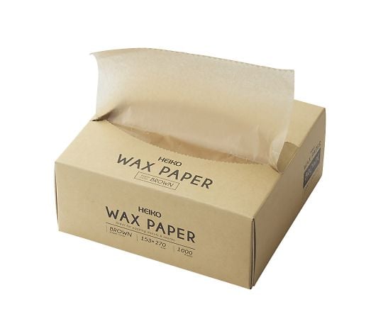 HEIKO NEWワックスペーパー 茶 小 153×270mm 1000枚　004532094 1箱(1000枚入)