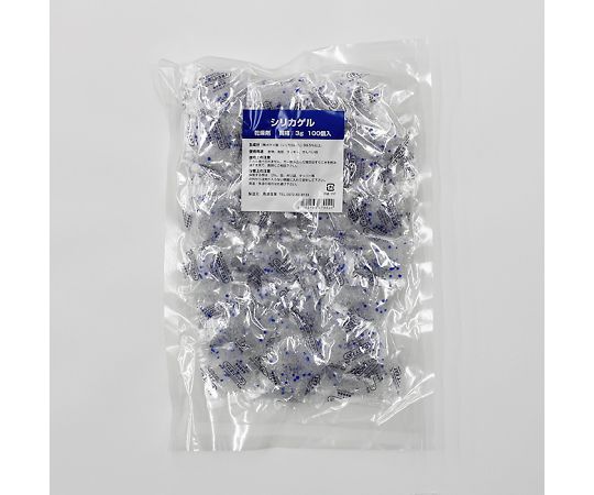 乾燥剤 シリカゲル 3g 100個　004280372 1パック(100個入)