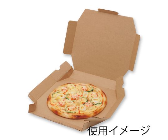 HEIKO 食品容器 ネオクラフトボックス ピザボックス M 10枚　004248004 1パック(10枚入)