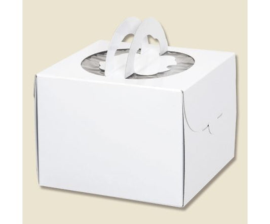 HEIKO 箱 手提げデコホワイト4寸 10枚　004232300 1パック(10枚入)