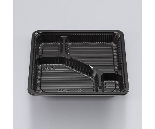 弁当容器 新CZ-22 BS黒本体 50枚　004406672 1パック(50枚入)