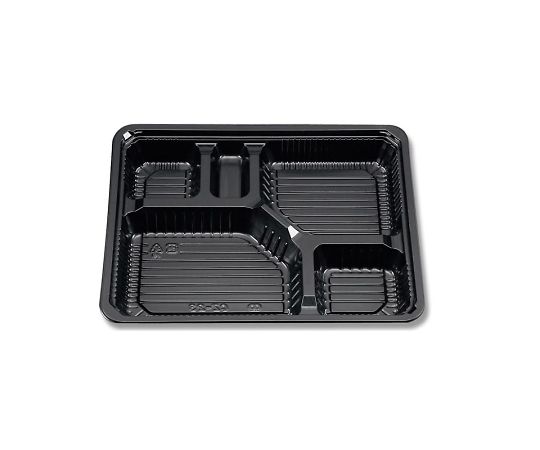 弁当容器 新CZ-23 BS黒本体 50枚　004406675 1パック(50枚入)