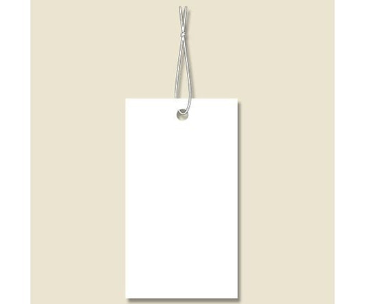 HEIKO 提札 No.605 綿糸付き 100枚　007158333 1パック(100枚入)