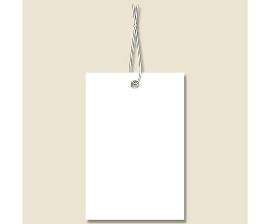 HEIKO 提札 No.606 綿糸付き 100枚　007158334 1パック(100枚入)