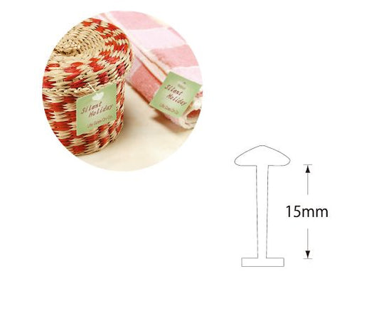 HEIKO タグピン スタンダード(Sタイプ) 15mm 10000本　003736102 1箱(10000本入)