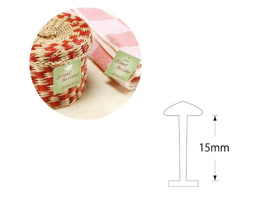 HEIKO タグピン 細(Fタイプ) 15mm 10000本　003738602 1箱(10000本入)