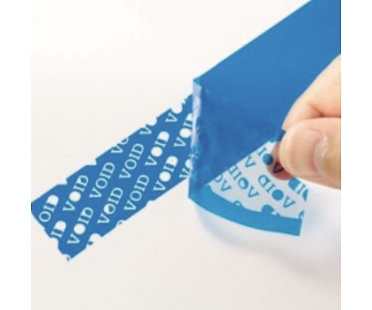 Duty-free tape Security tape VOID blue 35mm x 50m roll 1 roll 002000421 1 roll/pack