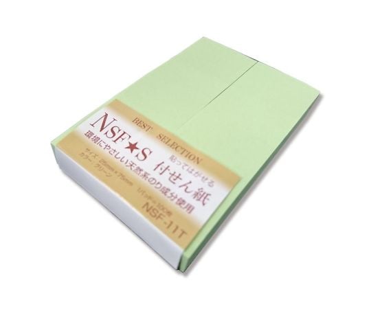 NSF-11T.부착 메모지 75×25 G 100매×2 007597569 1팩