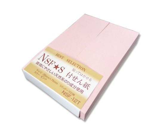 NSF-12T. 스티커 메모지 75×25 P 100매×2 007597570 1팩