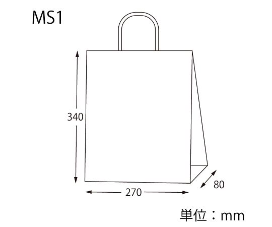 HEIKO 紙袋 福袋 25チャームバッグ 25CB MS1 福袋 50枚　003276140 1パック(50枚入)