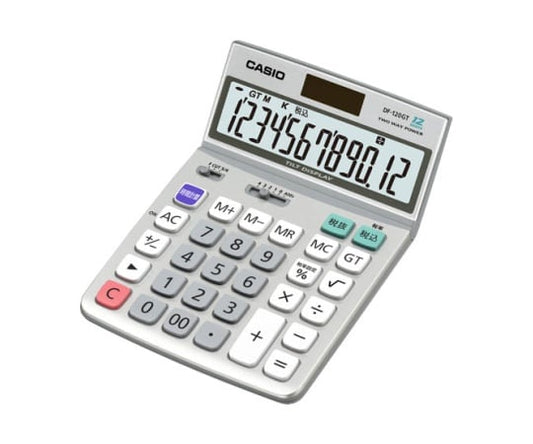 Casio "Green Purchasing Law Compliant" Desk Calculator DF-120GT-N 1 unit