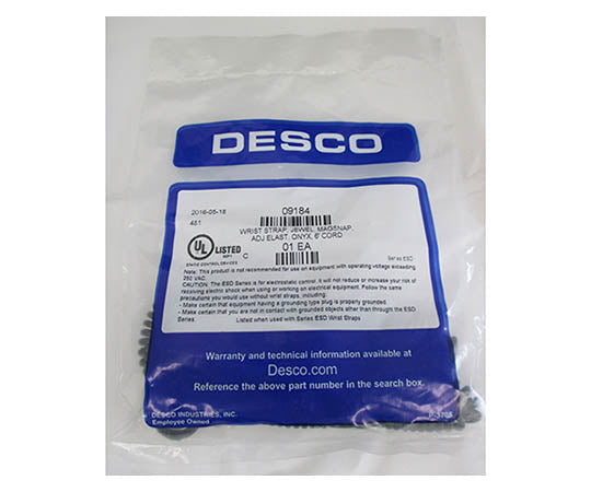 リストストラップ 黒　09184 1個