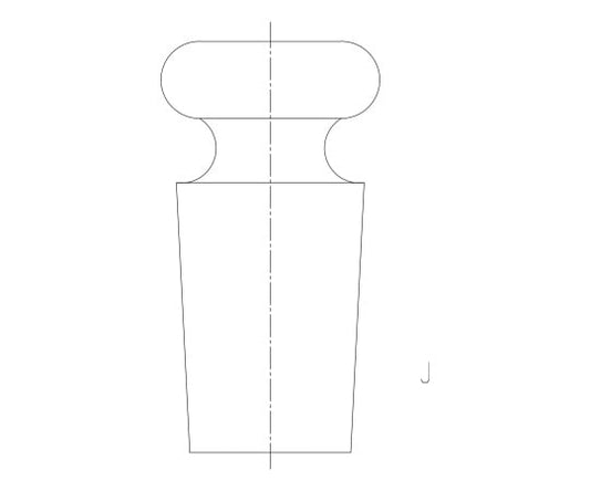 Flat stopper 2242-29/42 1 piece