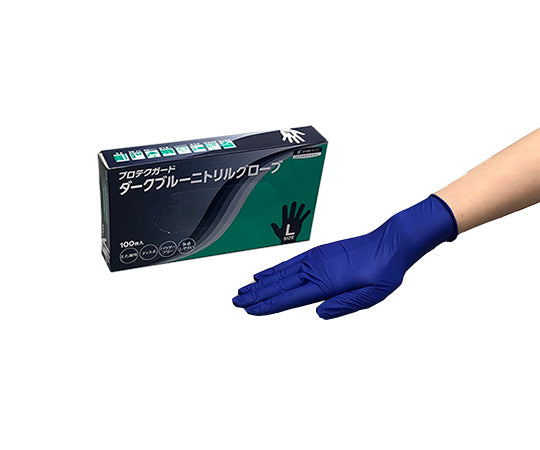 프로텍 가드 다크 블루 니트릴 글러브 L 1 케이스(100장입) 69370 1상자(100장입)