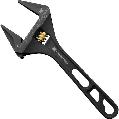 Fujiya Light Monkey (non-serrated, black and gold) FTA-28-BG 1 piece