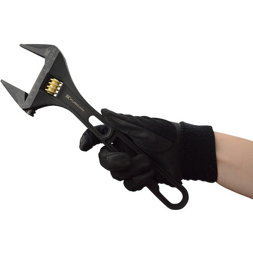 Fujiya Light Monkey (non-serrated, black and gold) FTA-53-BG 1 piece