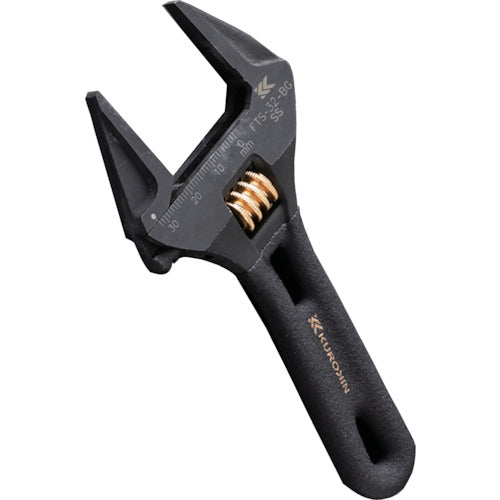 Fujiya Light Short Monkey (non-serrated, black and gold) FTS-32-BG 1 piece