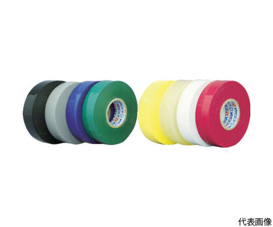 Vinyl tape 19mm x 10m red 10 rolls HF-114-A 1 pack (10 rolls)