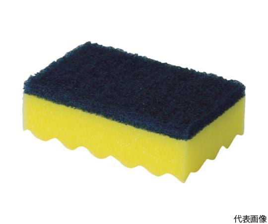 Antibacterial hard sponge, yellow, 10 pieces, HS-Y-10, 1 pack (10 pieces)