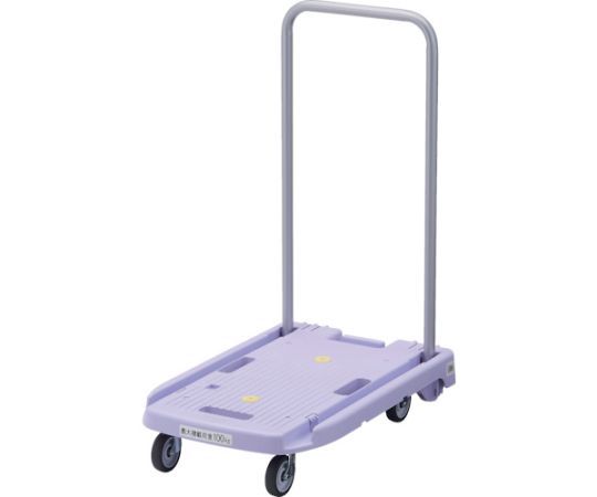 樹脂台車　こまわり君　省音G車輪　600X390　パープル　MP-6039N2-PU 1台