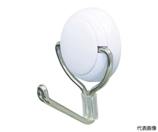 マグネットフック　ゼロスライド　M　白　MZR-6W-CT 1個