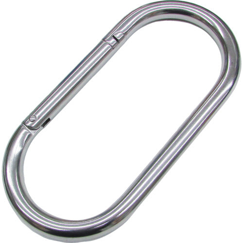 Mizumoto Stainless Steel Mega Carabiner (without ring) Wire diameter 16mm Length 197mm A-3088 1 pc