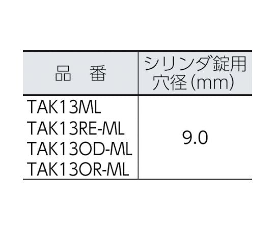 プロテクターツールケース　オリーブ　ML　TAK13OD-ML 1個