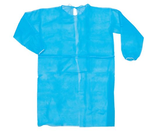 부직포 소매 첨부 앞치마 블루 10장입 TDG-B 1봉(10장입)