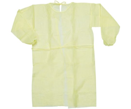 부직포 소매 부착 앞치마 옐로우 10장입 TDG-Y 1봉(10장입)