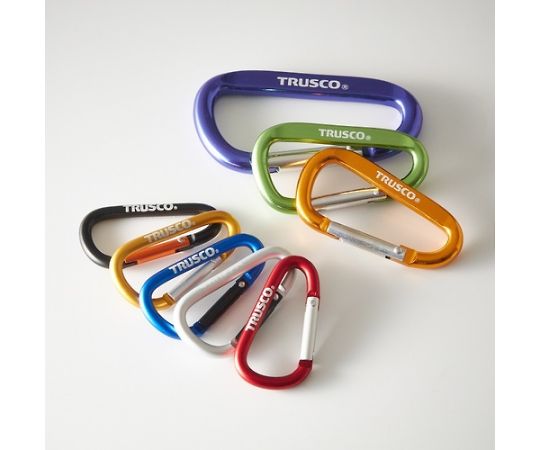 카라비나 선경 5mmX50mm D형 레드 TKN550R 1개