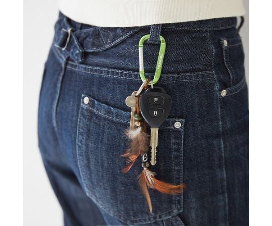 카라비나 선경 5mmX50mm D형 실버 TKN550SV 1개