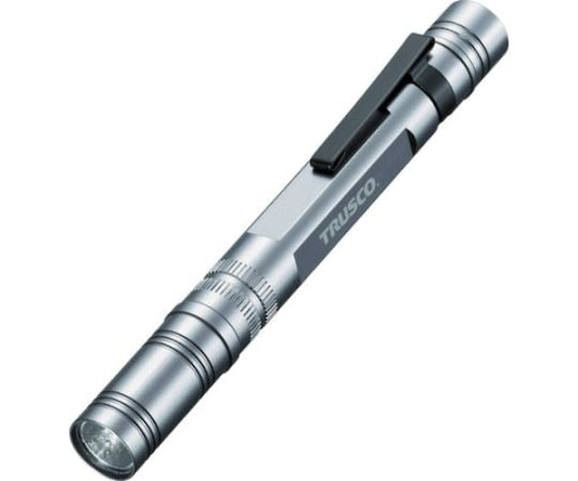 アルミLEDペンライト　1球　110ルーメン　TLP-85-SV 1個