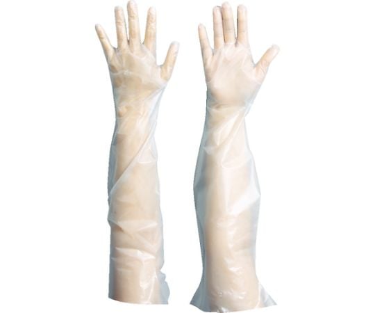 Disposable Pitafit Long Gloves M (100 pieces) TLP-M 1 box (100 pieces)