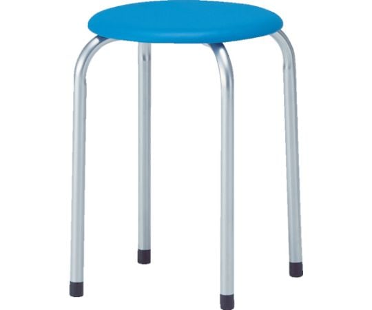 원형 의자 도장 다리 Φ320XH445 블루 TMSP-B 1 다리