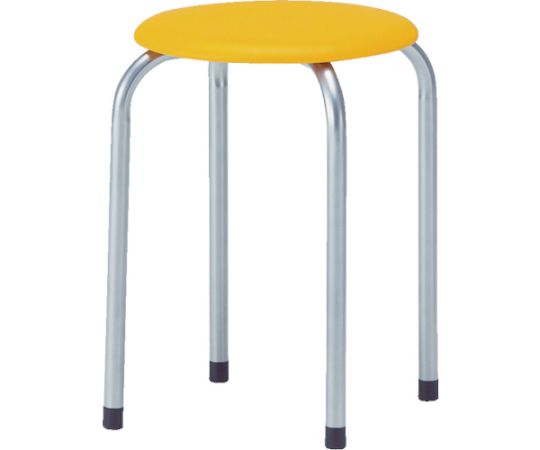 Round chair with painted legs Φ320XH445 Orange TMSP-OR 1 piece