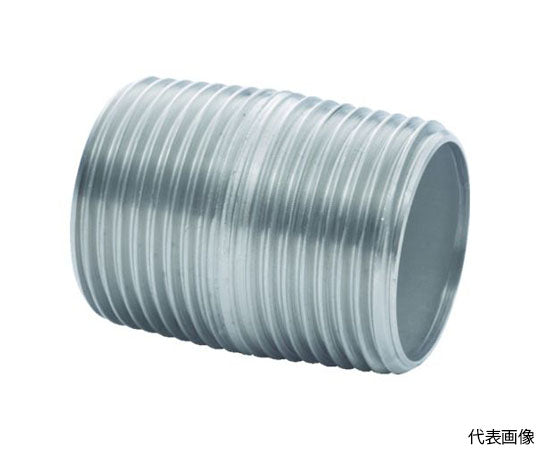 Screw-in pipe fitting SUS nipple 15A TNN-15A 1 piece