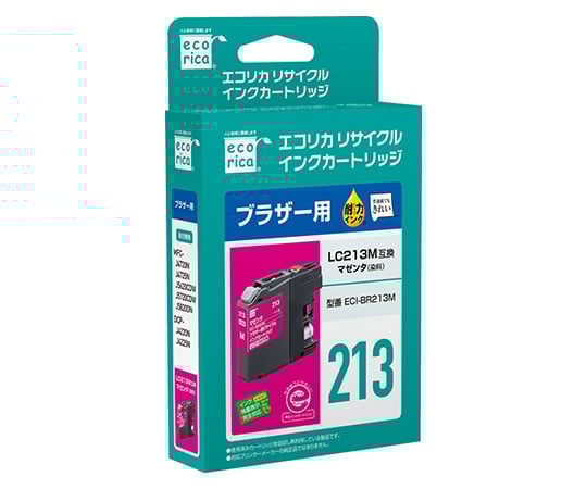 ブラザー用リサイクルインクカートリッジ　マゼンタ　ECI-BR213M 1個