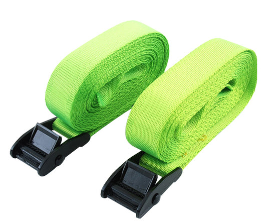 E-Value カムバックル式荷締ベルト 4m 2本組　BT-254(LG)2pcs 1パック(2本入)