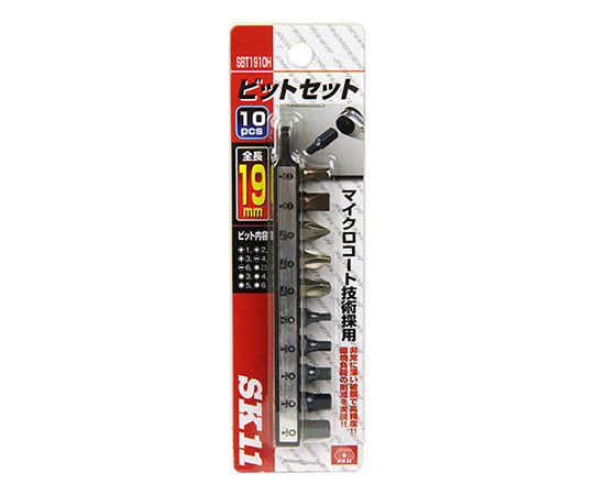 SK11 19mm Bits 10-piece set SBT1910H 1 set
