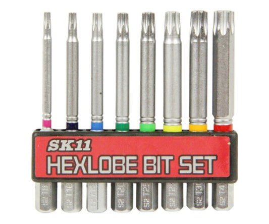 SK11 토크스 나사용 비트 세트 65mm BS-22N 8랭크 1세트