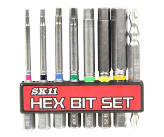 SK11 육각 비트 세트 8개 세트 8개 세트 BS-20N 8개 1 세트