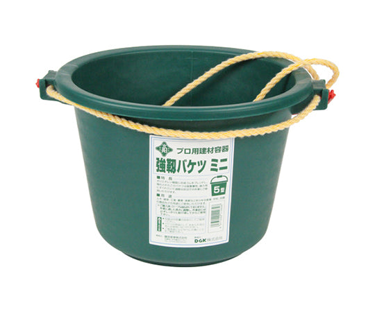 緑長 強靱バケツ ミニ 5L　5ｶﾀ 1個