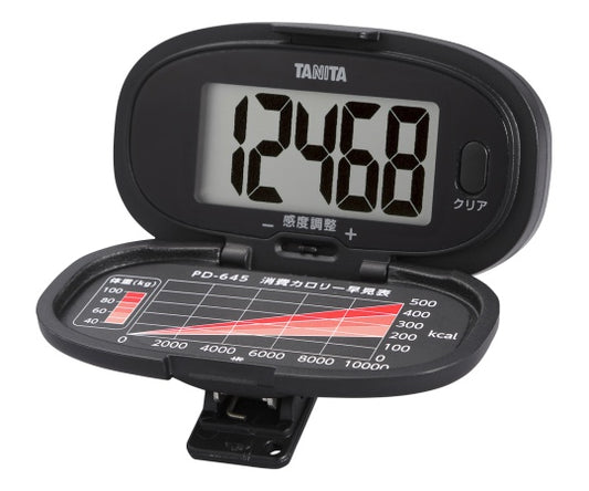 Pedometer Black PD-645 1 piece