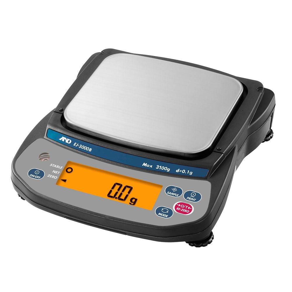 パーソナルコンパクト電子天びん EJ-Bシリーズ  ひょう量:3100g 最小表示:0.1g  　EJ-3000B 1個