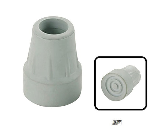 Replacement rubber tip for cane 22mm grey 1pc TG-22GR 1pc
